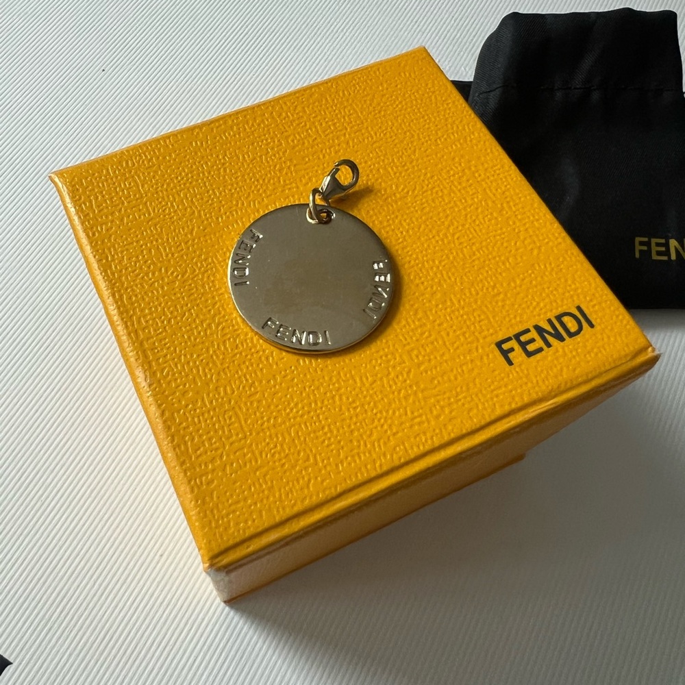 FENDI authentic Jewelry | Fendi Identification letter A Charm Gold Plated | - Picture 11 of 12